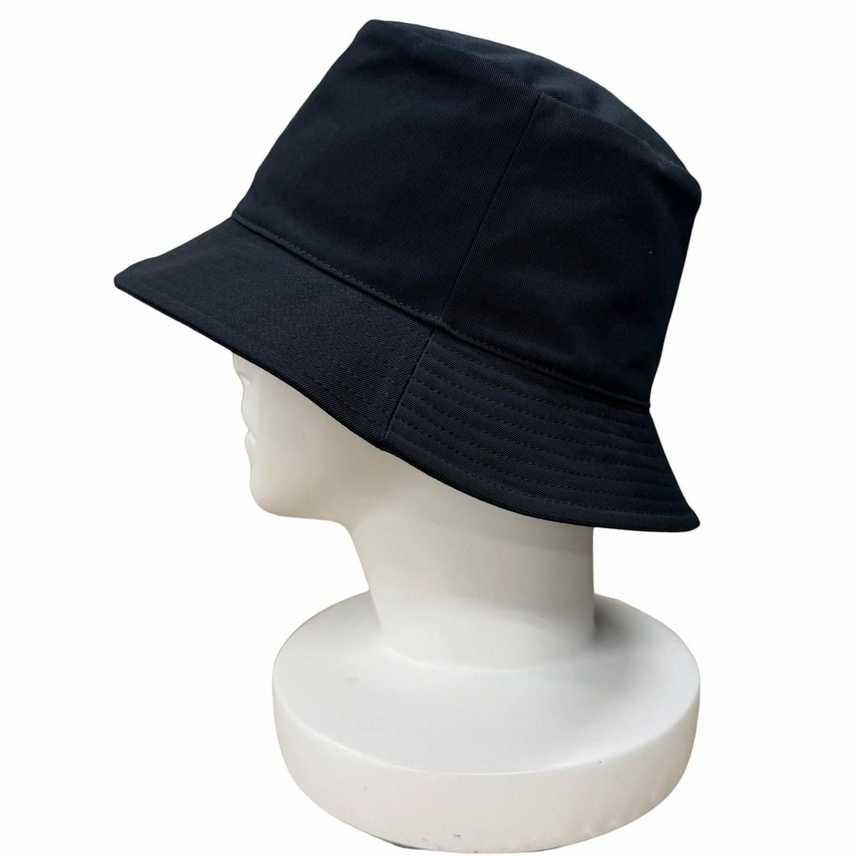 Celine Cotton Triomphe Bucket Hat Black — view 2