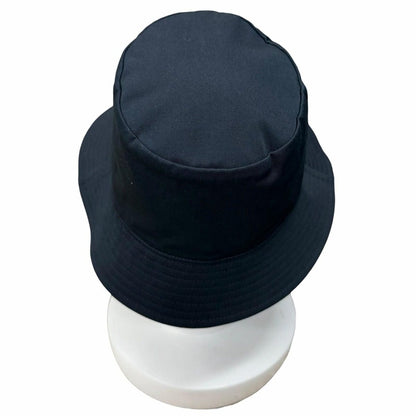 Celine Cotton Triomphe Bucket Hat Black — view 3