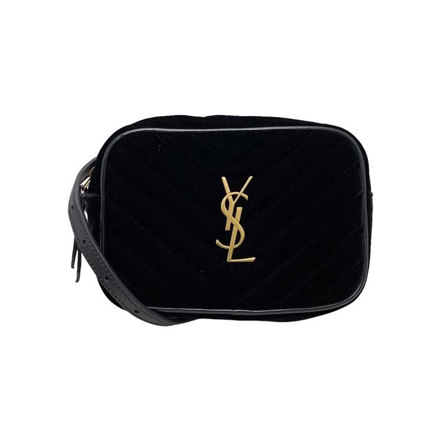 Saint Laurent Shoulder Bag Lou Camera Bag Ptr534817 Quilted Fringe Black Gold