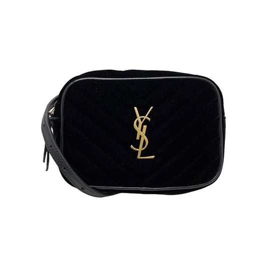 Saint Laurent Shoulder Bag Lou Camera Bag Ptr534817 Quilted Fringe Black Gold