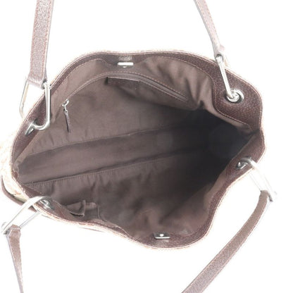 Gucci GG Canvas Leather Tote Bag Shoulder Hand Brown 121023 Women's EUE Cw44-6