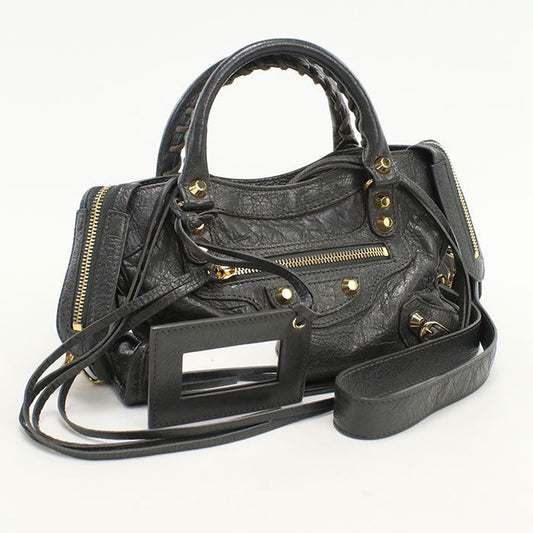 Balenciaga 2WAY Classic Mini City 300295 Handbag Leather Women