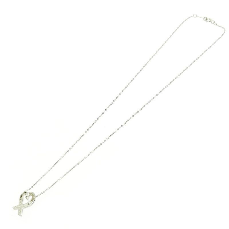 Tiffany & Co Tiffany & Co Silver Paloma Picasso Loving Heart Necklace 2.8g 925