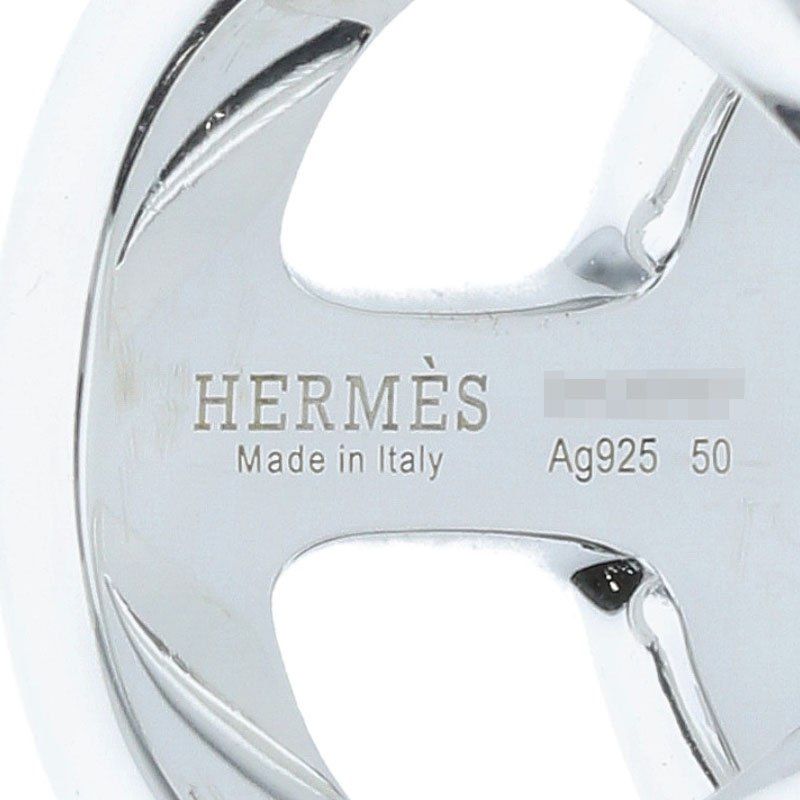 Hermes Osmose GM Osmose GM Silver Ring Men's 10