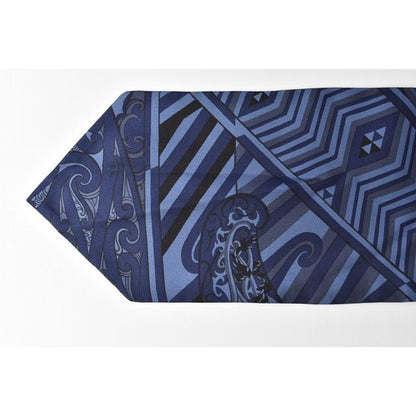 Hermes Scarf Twill Up Wow Silk Blue Marine — view 6