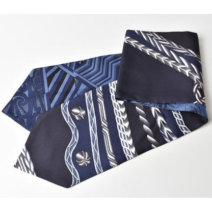 Hermes Scarf Twill Up Wow Silk Blue Marine