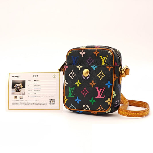 Louis Vuitton Lift Shoulder Bag Black Multicolor