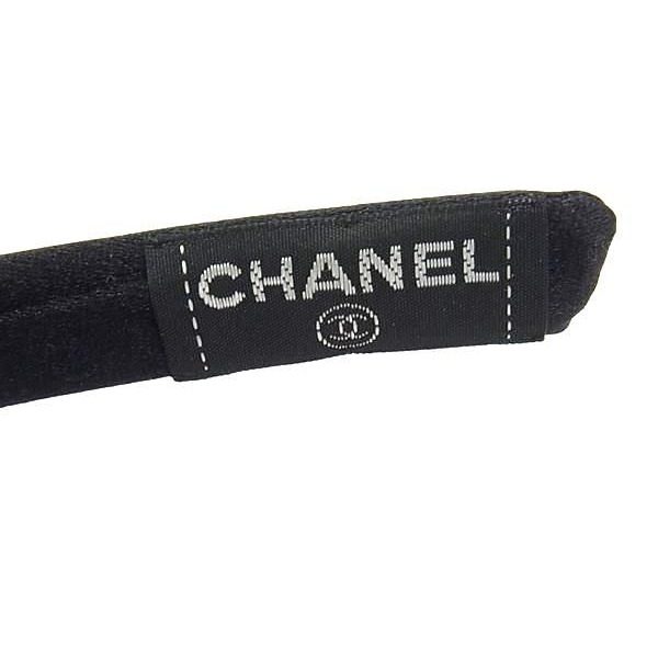 Chanel Ribbon Headband Hair Kids Black — view 3