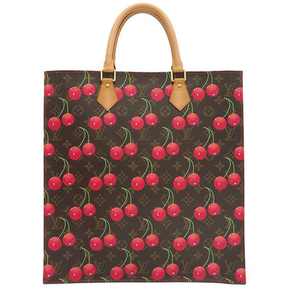 Louis Vuitton Tote Bag Sac Plastic Monogram Canvas Monogram Gold Hardware