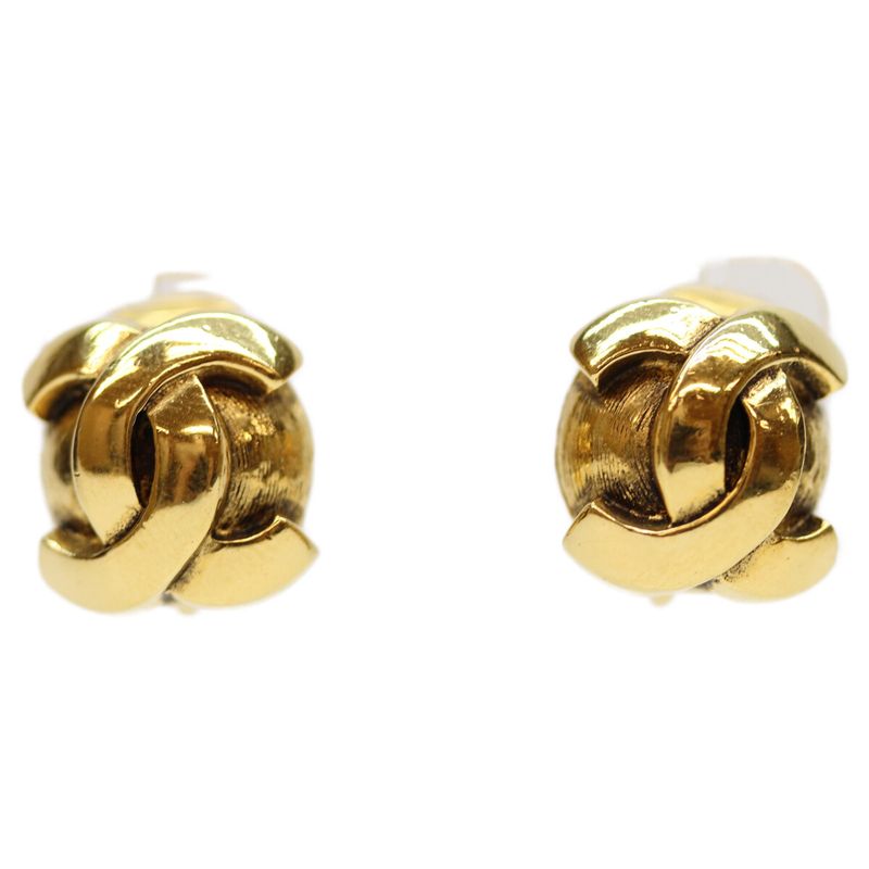 Chanel 209 GP Coco Mark Earrings