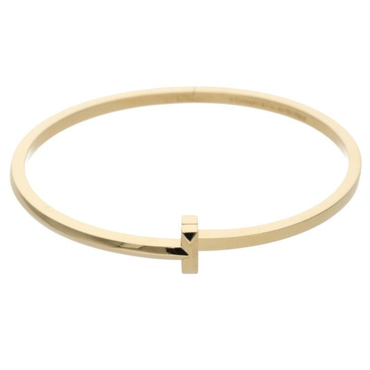 Tiffany & Co T One Narrow Hinge 18K Yellow Goldbangle Men's