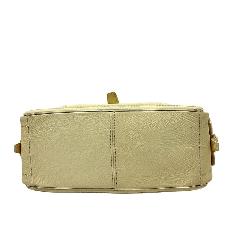 Celine Tote Boogie Bag Light Yellow Leather