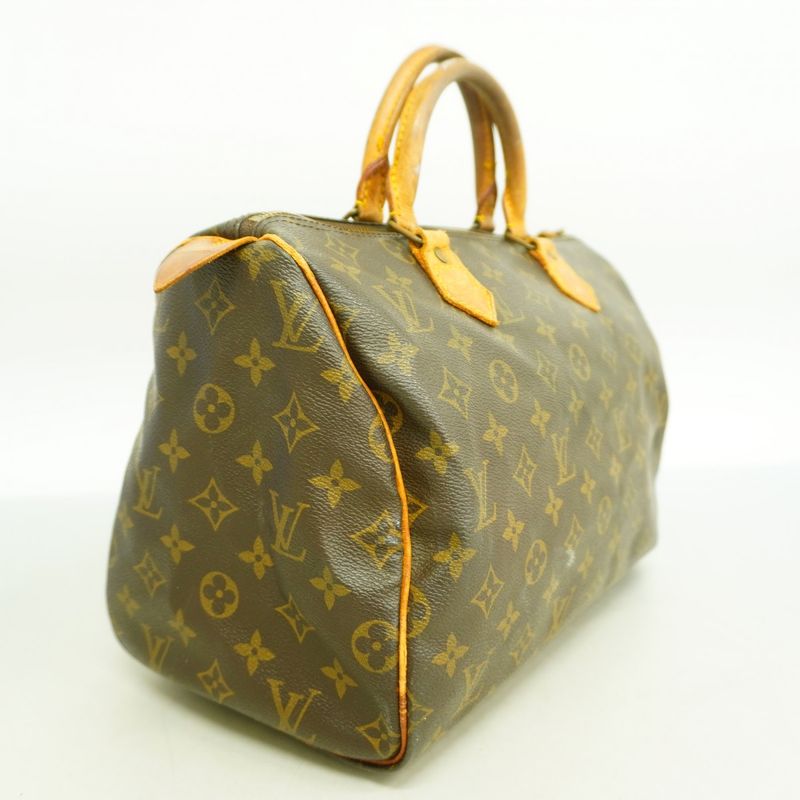 Louis Vuitton Handbag Monogram Speedy 30 M41108 Brown Ladies