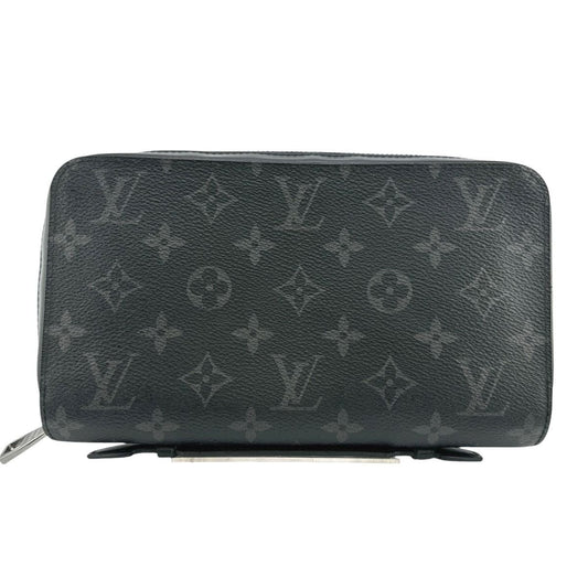 Louis Vuitton Eclipse Clutch Bag Zippy XL Long Wallet