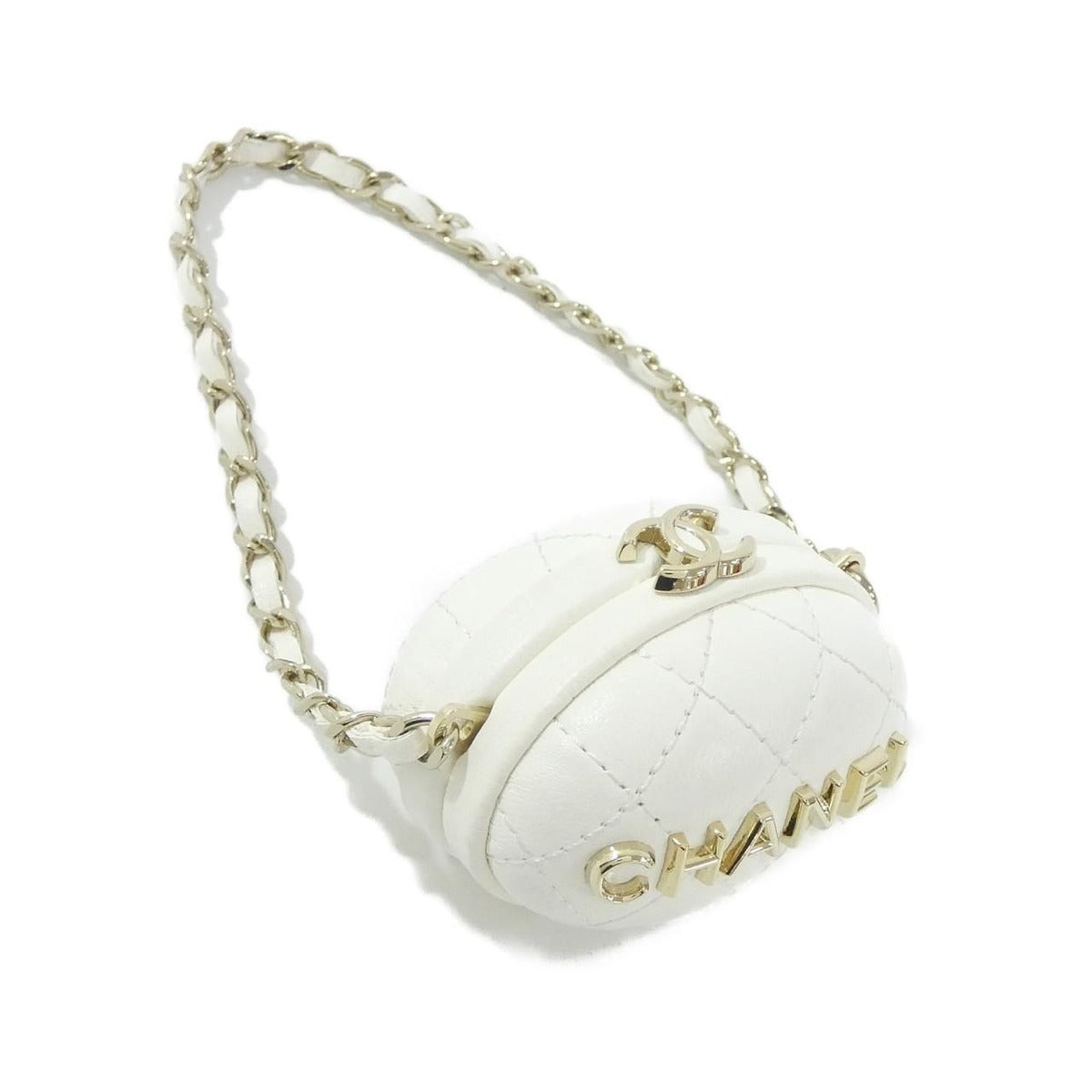 Chanel Bag Charm White S