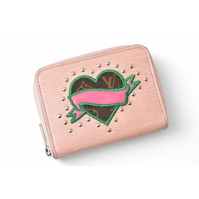 Louis Vuitton Wallet Fold Coin Case Zippy Purse Stories Rose — view 2