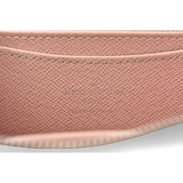 Louis Vuitton Wallet Fold Coin Case Zippy Purse Stories Rose — view 9