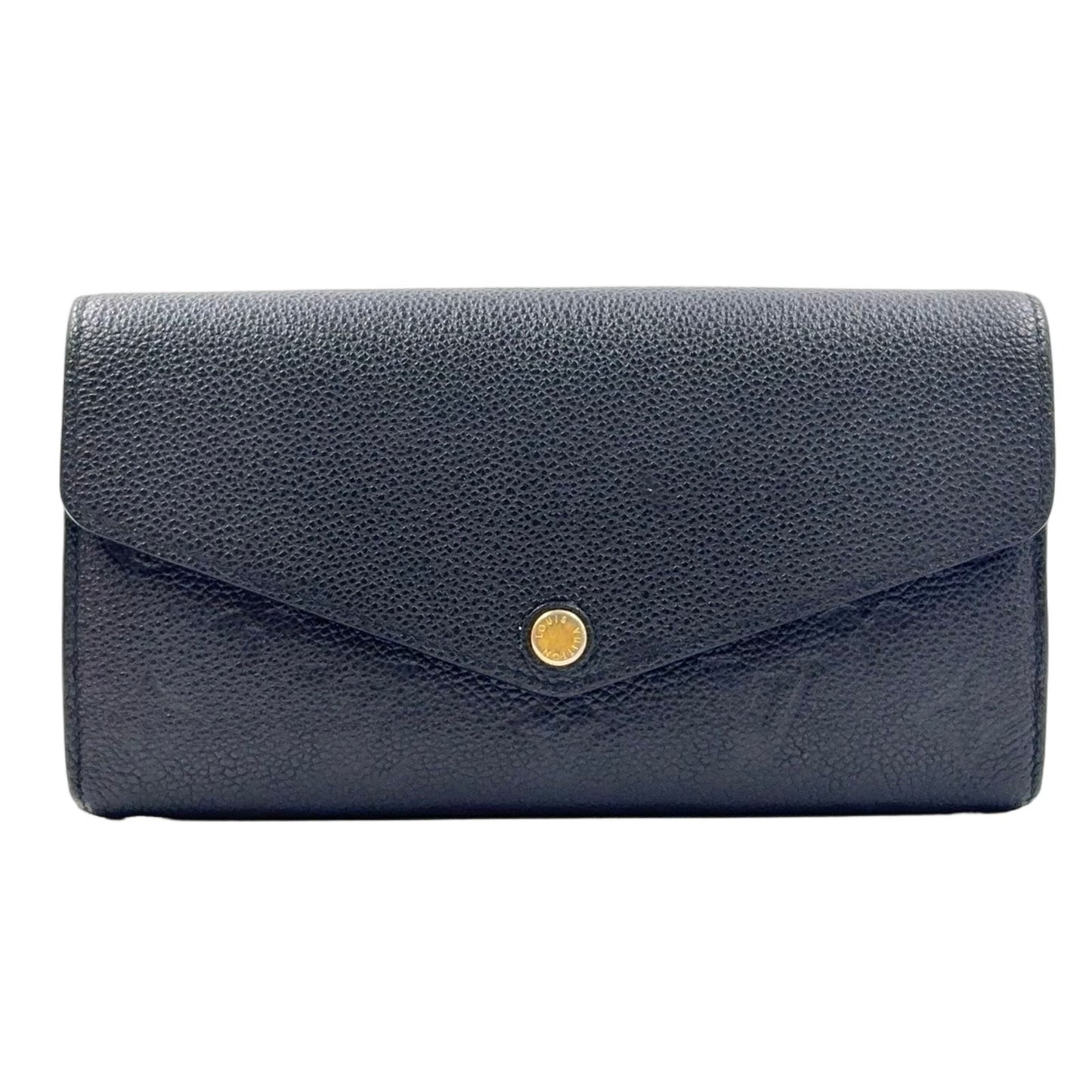 Louis Vuitton Portefeuille Sarah Monogram Empreinte Noir Leather Black Bifold