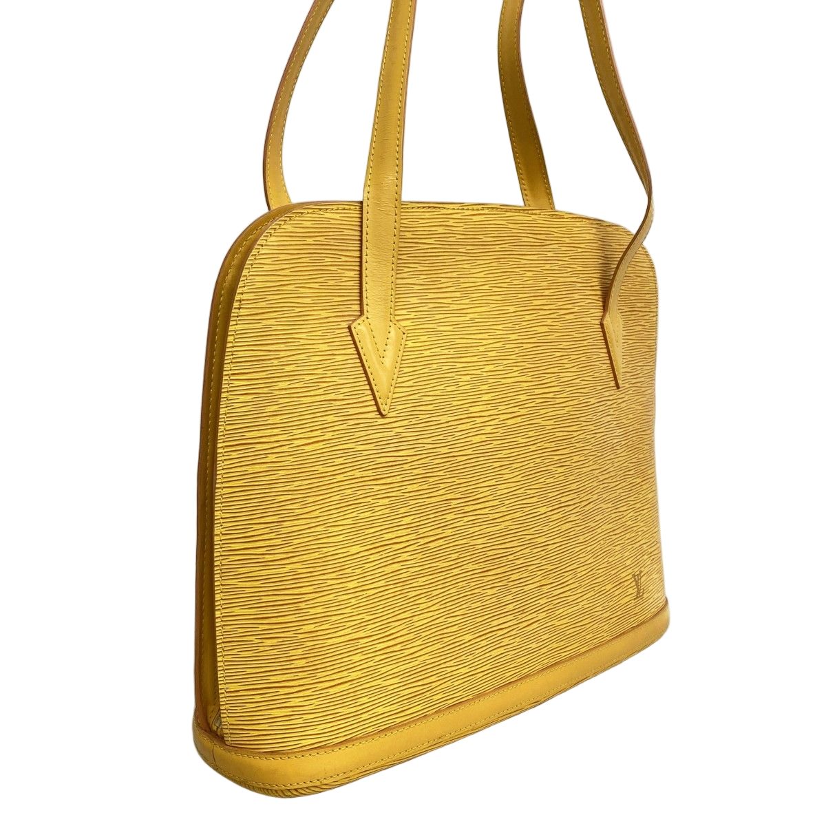 Louis Vuitton Shoulder Bag Epi Lussac Jaune — view 2