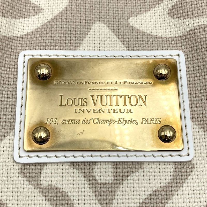 Louis Vuitton M95674 Taisienne PM Tote Bag Beige Canvas/leather