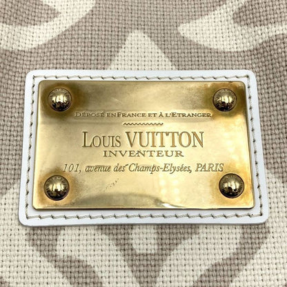 Louis Vuitton M95674 Taisienne PM Tote Bag Beige Canvas/leather