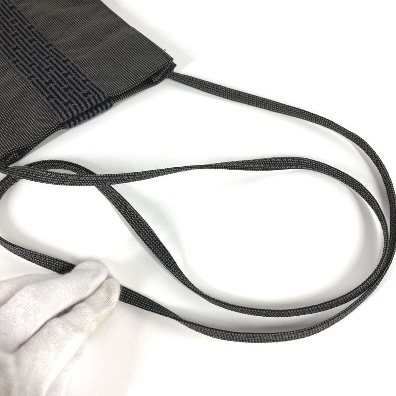 Hermes Shoulder Bag Yale Line Polyester Gray