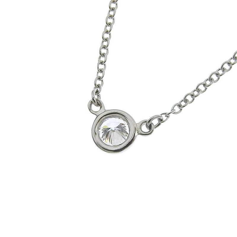 Tiffany & Co Baiyazard One Point Diamond Necklace