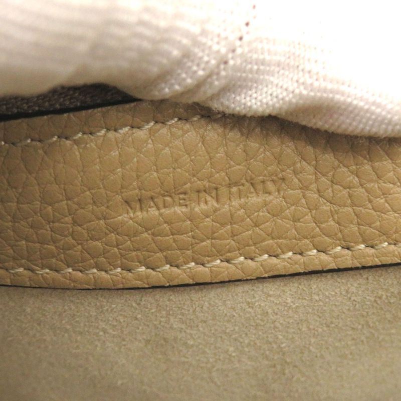 Celine Luggage Micro Shopper Leather Beige Handbag 1112 Celine