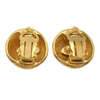 Chanel Coco Mark Round Earrings — view 3