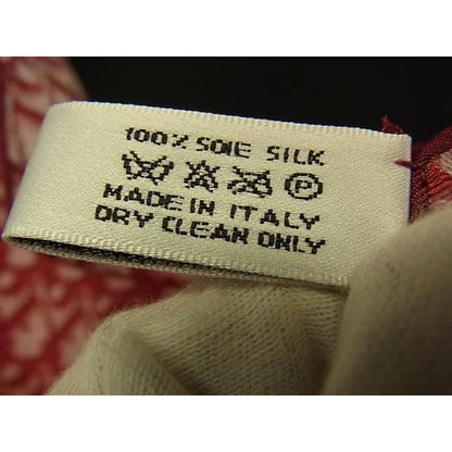 Christian Dior Scarf Trotter Red 100% Silk — view 2