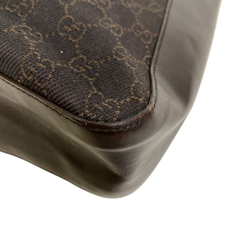 Gucci 73982 GG Pattern Tote Bag Cabas  Brand Shoulder Fashionable Laptop Brown