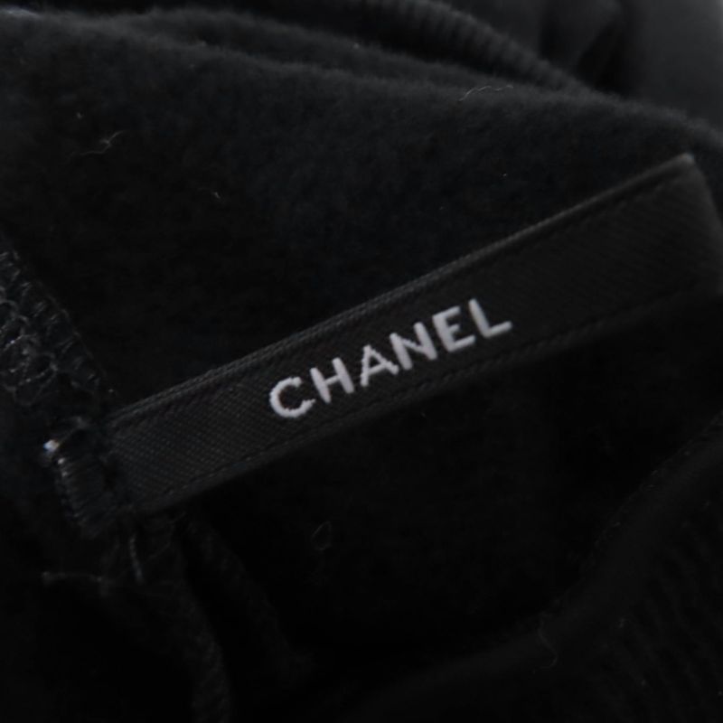 CHANEL P57408k07541 Cotton Gabrielle Coco Mark Flocked Logo Sweatshirt