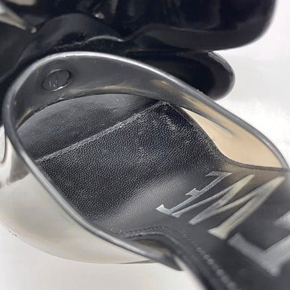 Loewe Mules Petal Flower Sandals Black Clear Excellent Condition