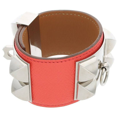 Hermes Collier De Chien Collier De Chien T Engraved Svhardware Leather Bracelet
