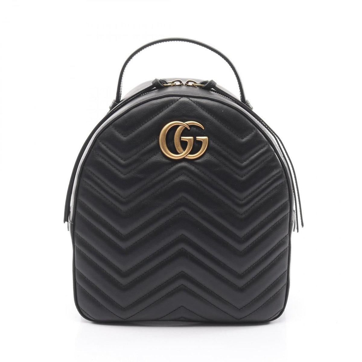 Gucci Backpack GG Marmont Black Leather