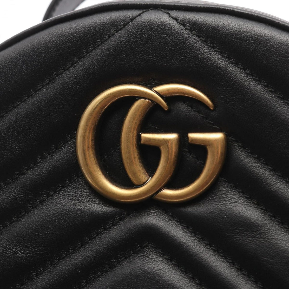 Gucci Backpack GG Marmont Black Leather — view 6