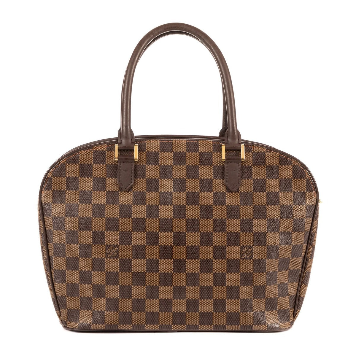 Louis Vuitton Saria Horizontal Brown Damier Ebene Shoulder Bag — view 5