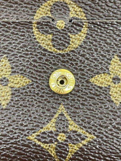 Louis Vuitton Monogram Portefeuille Emilie Zipper Long Wallet M41943 Brown ×