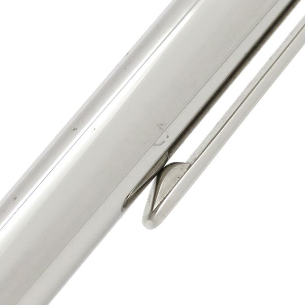 Cartier Ballpoint Pen Must de Cartier Metal Silver Black Ink Confirmed Written