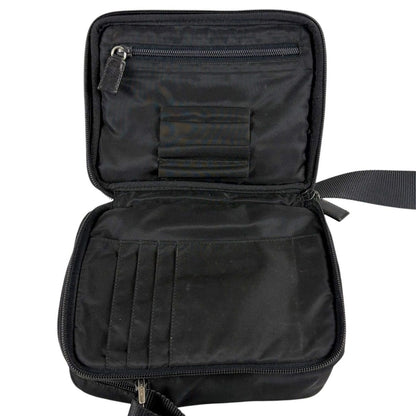 Prada Triangle Logo Cross Tessuto Nylon Black Crossbody — view 10