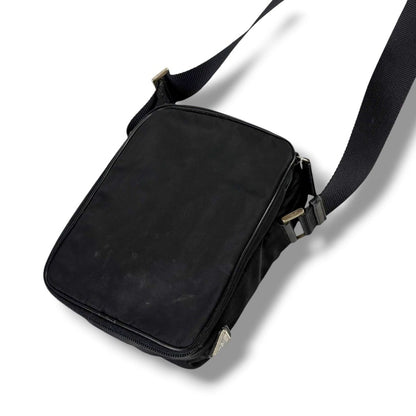 Prada Triangle Logo Cross Tessuto Nylon Black Crossbody