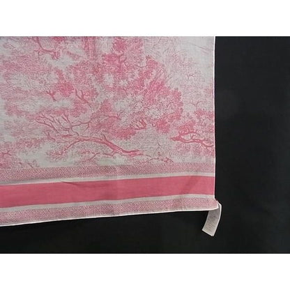 Dior Toile de Jouy Sauvage Cotton Pareo Scarf Shawl Pink — view 4