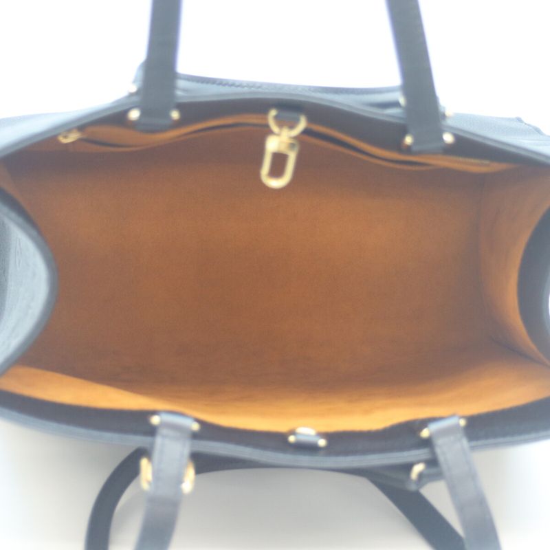 Louis Vuitton M45595 Black Monogram Empreinte On The Go MM Giant Tote Bag