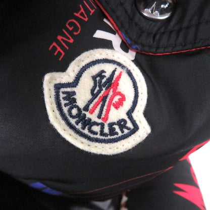 Bvlgari Moncler Wilson Giubbotto Logo All Over Pattern Patch Hooded Down Jacket — view 6