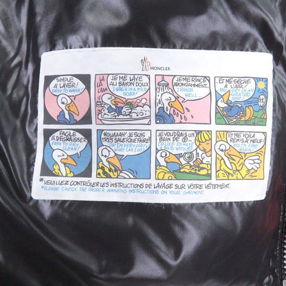 Bvlgari Moncler Wilson Giubbotto Logo All Over Pattern Patch Hooded Down Jacket — view 8
