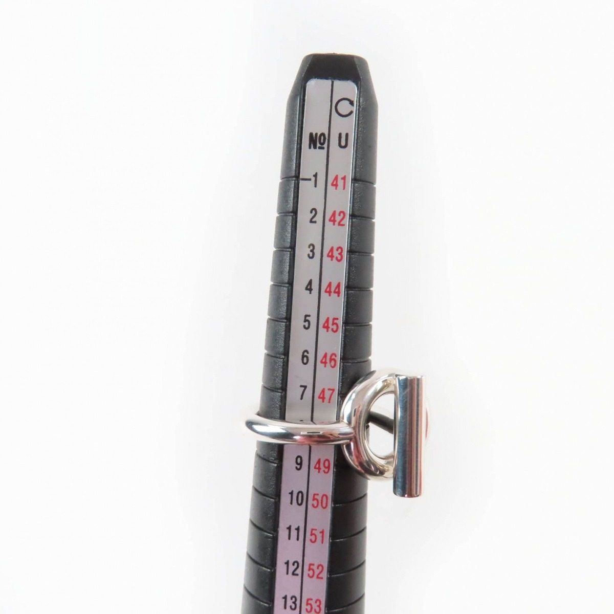 Hermes Echappee MM 925 Ring Silver 48 with Case Weight — view 10