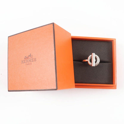 Hermes Echappee MM 925 Ring Silver 48 with Case Weight — view 2