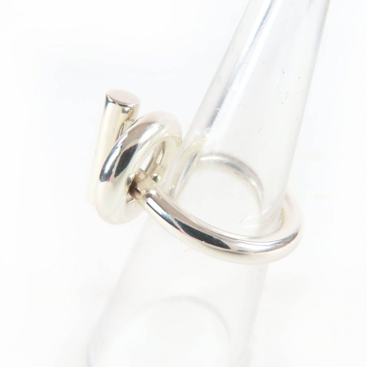 Hermes Echappee MM 925 Ring Silver 48 with Case Weight — view 4