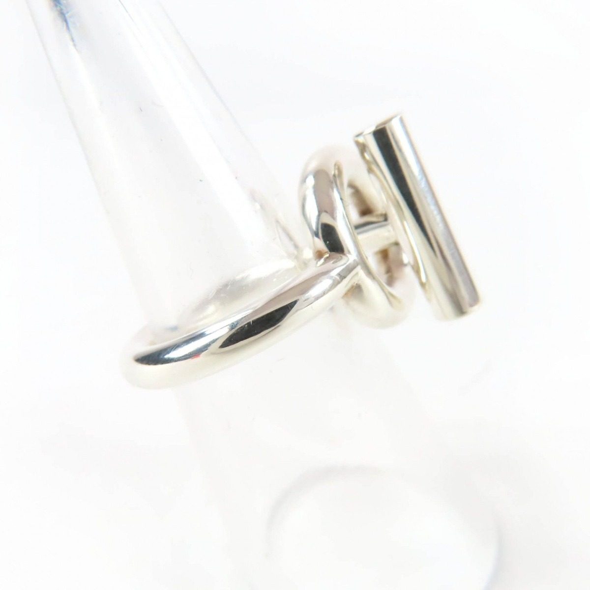 Hermes Echappee MM 925 Ring Silver 48 with Case Weight — view 6
