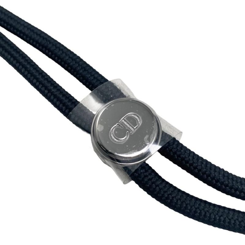 Christian Dior Shoulder Bag Horizontal Nano Pouch 2esbc269cdp Logo Black Silver